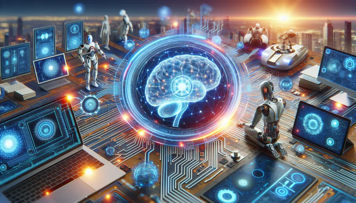 Văn phòng phát triển mô hình AI DeepSeek R1 hiện đại và tiên tiến.